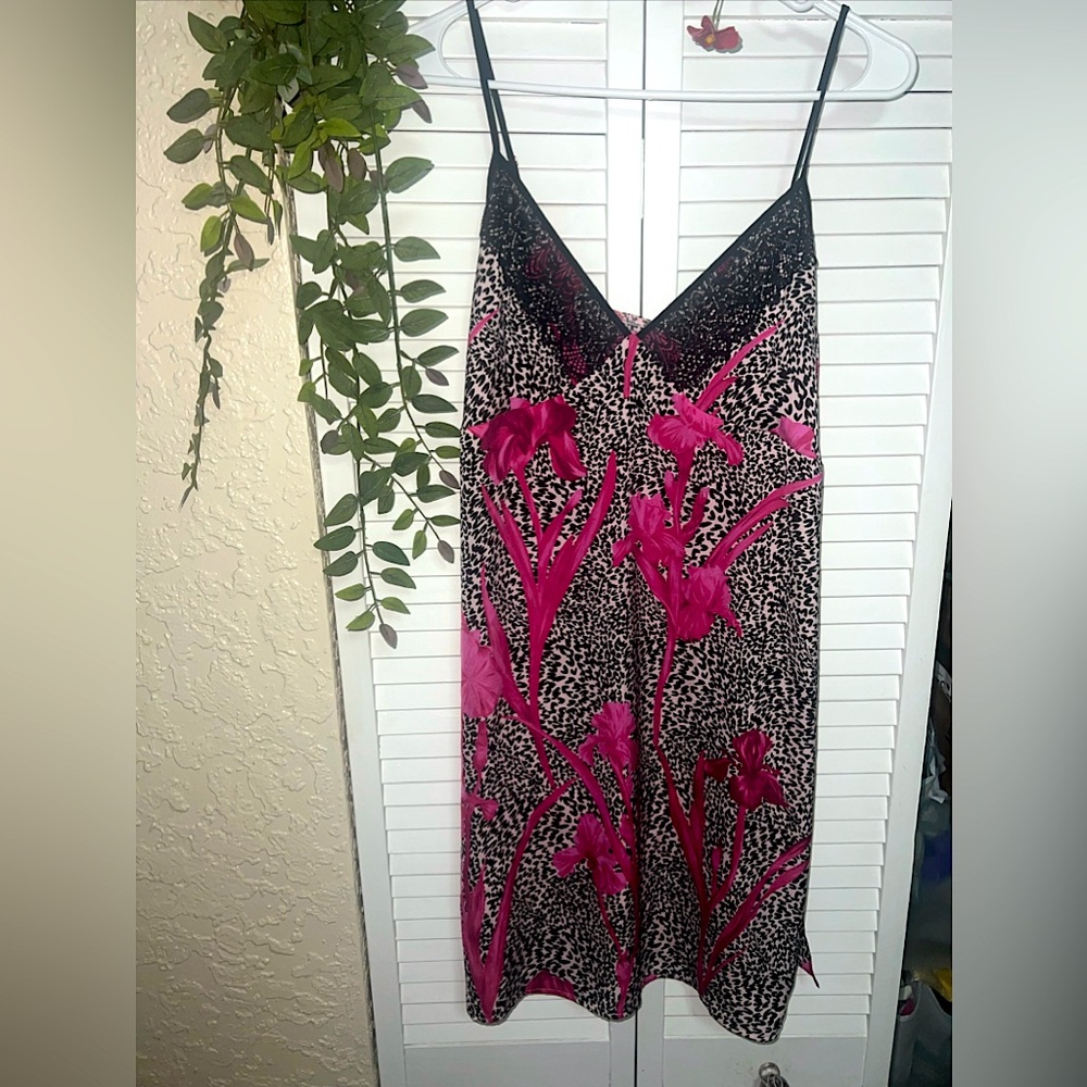 Ted baker beautiful lace top satin Floral Print Women's Nightgown lingerie